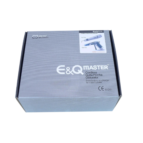 Kit de Obturación E&Q Master. Incluye: Pistola y Pen de obturación, 3 baterías recargables y su cargador, 2 cajas de gutapercha 1a serie, 1 caja de gutapercha no estandarizada, 1 caja de gutapercha en barra, 1 caja de agujas, 2 puntas cortadoras, 5 ais...