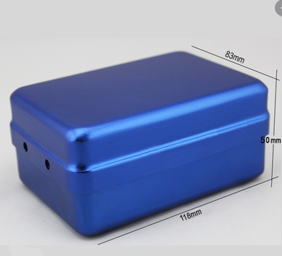 Caja Metálica para Endodoncia: Organiza,  Limas, cleanstand incorporado, regla milimetrada incorporada, portador de conos y puntas de gutapercha