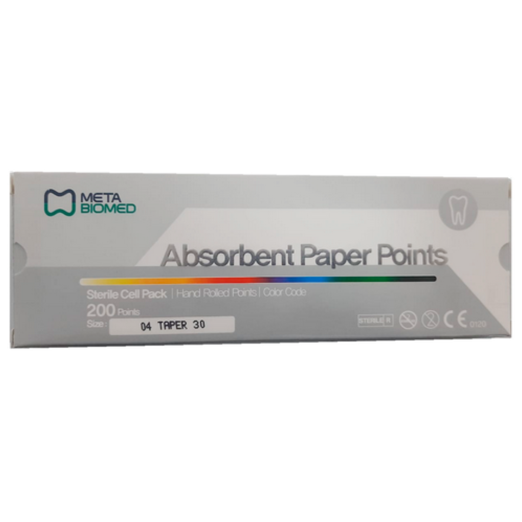 Puntas de Papel #30 Taper 0.4 Caja de 200 unidad 211450-30 es Preempacada