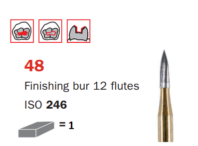 FG Diacarb finishing bur,,