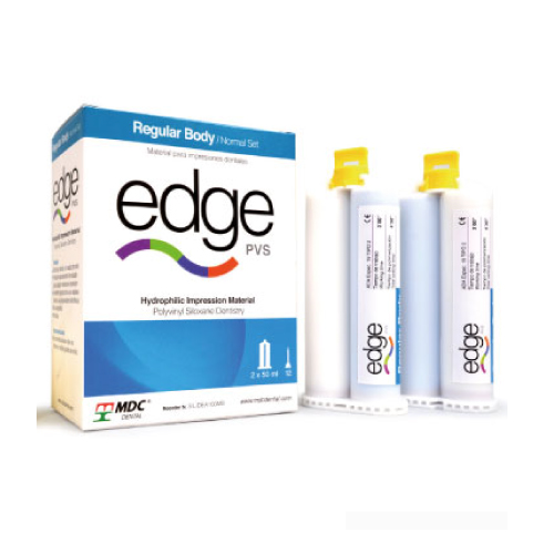 SILICON DENTAL POR ADICION EDGE  REGULAR BODY TIPO 2 2 X 50