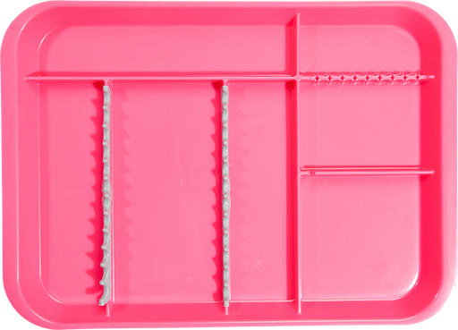 [20Z451S] Bandeja con división B-LOK rosado neón